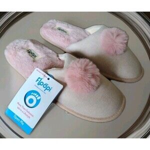 Floopi Women's Slippers Size L 9-10 Pink New Soft